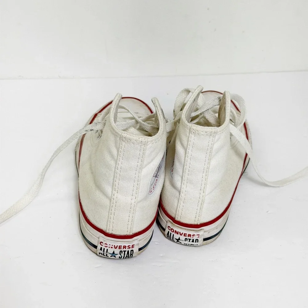 Converse Chuck Taylor High Top Boys 12.5 White Canvas Sneakers